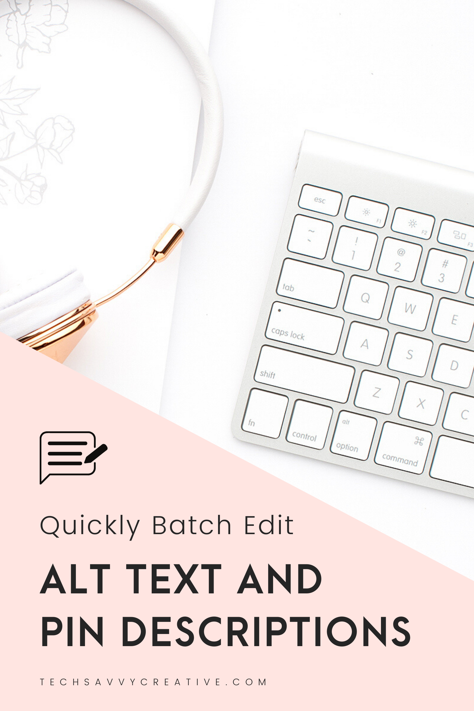 How to Batch Edit Alt Text and Pin Description with Tech Savvy Creative
