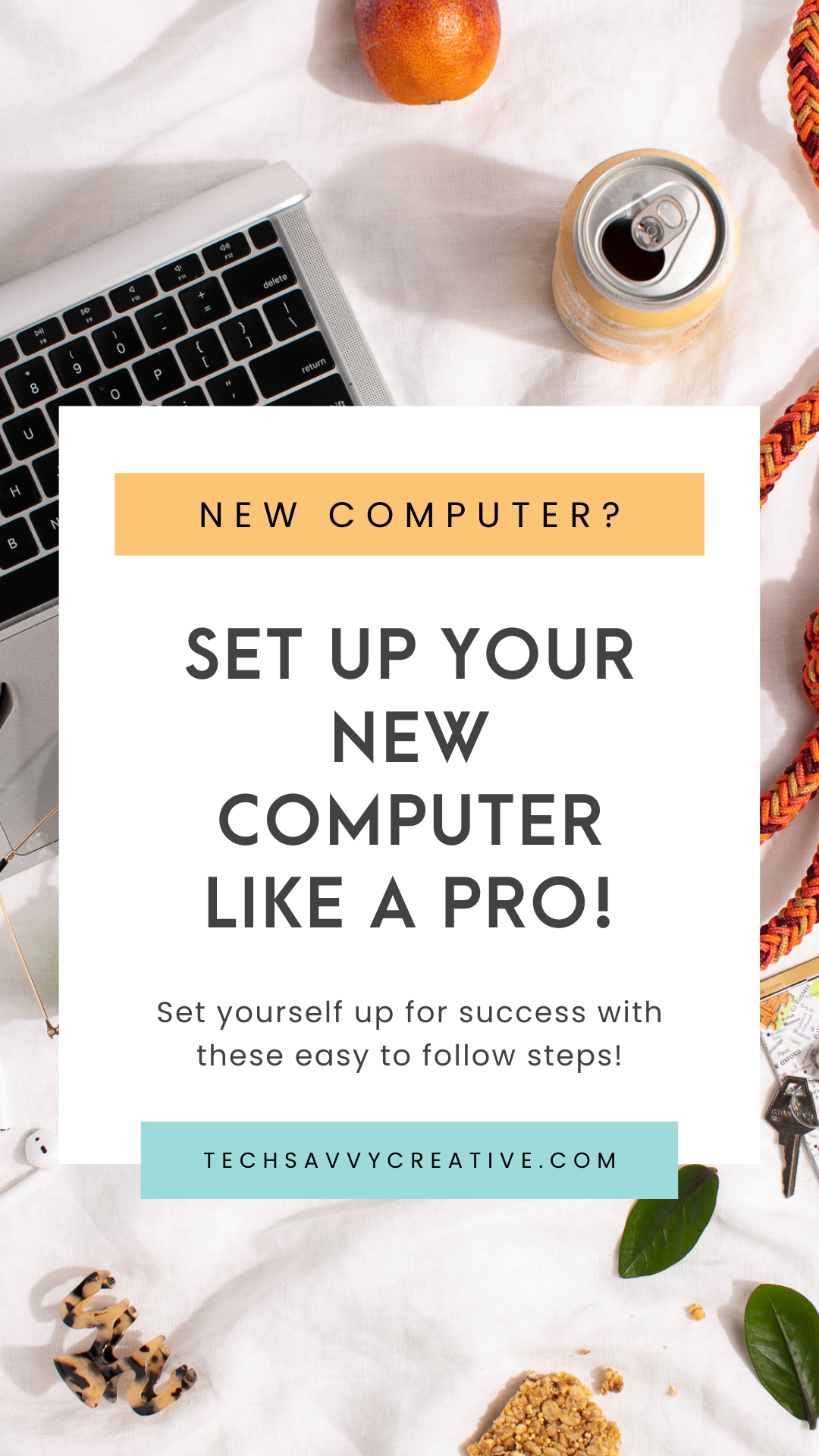 Graphic that says How to Set Up a New Computer